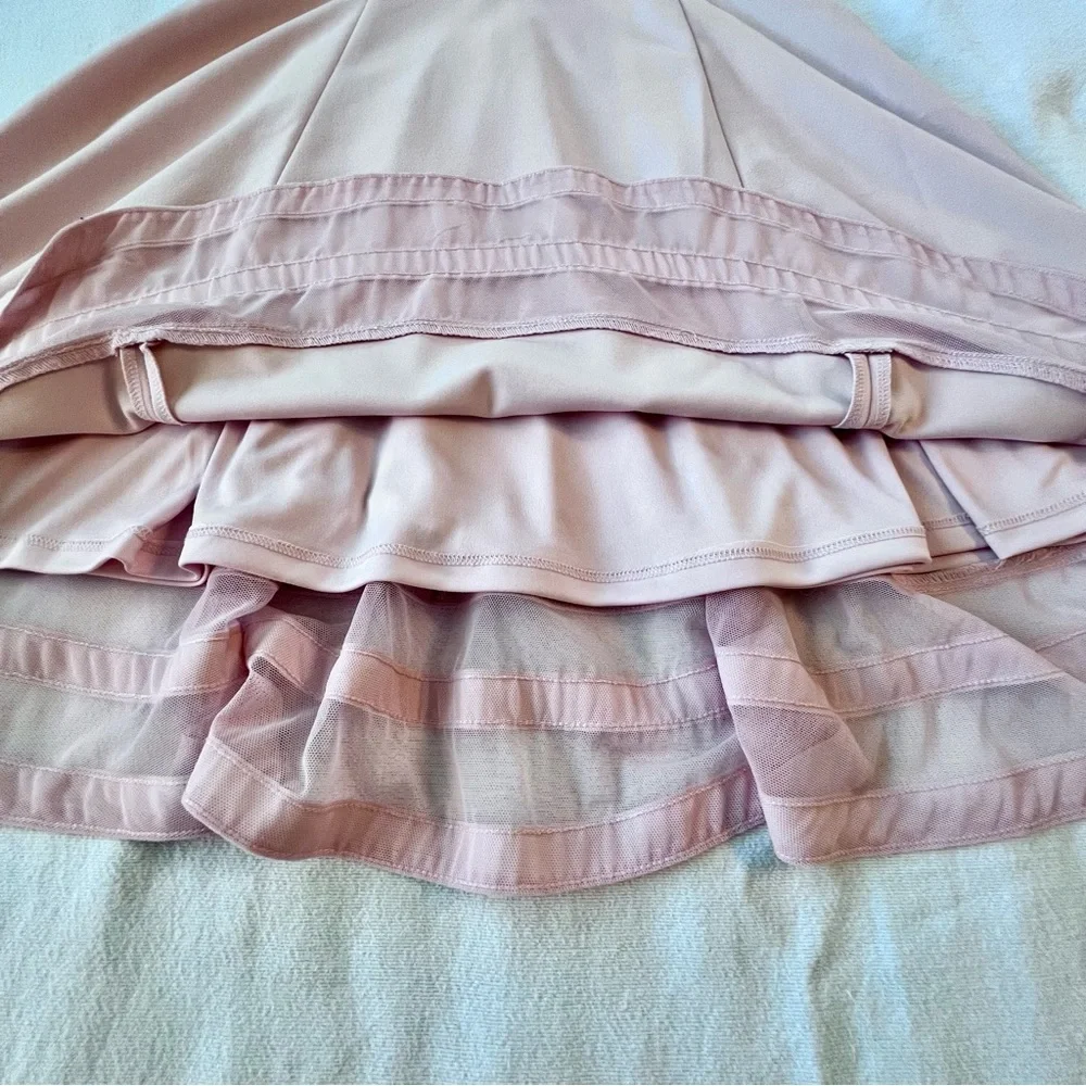 Andrew Marc Scoopneck Sleeveless A-Line Mini Dress Dusty Pink Women’s Size 8 NWT - Picture 8 of 14